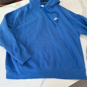 Nike Men's Vibrant Blue Hoodie